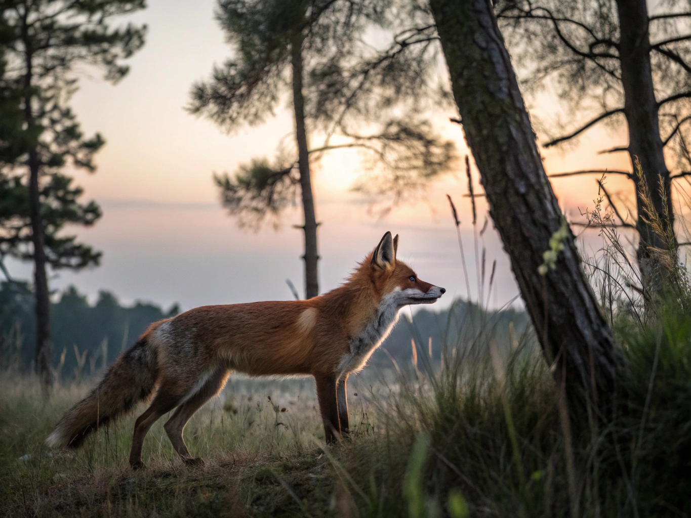 Humane fox removal service and den exclusion