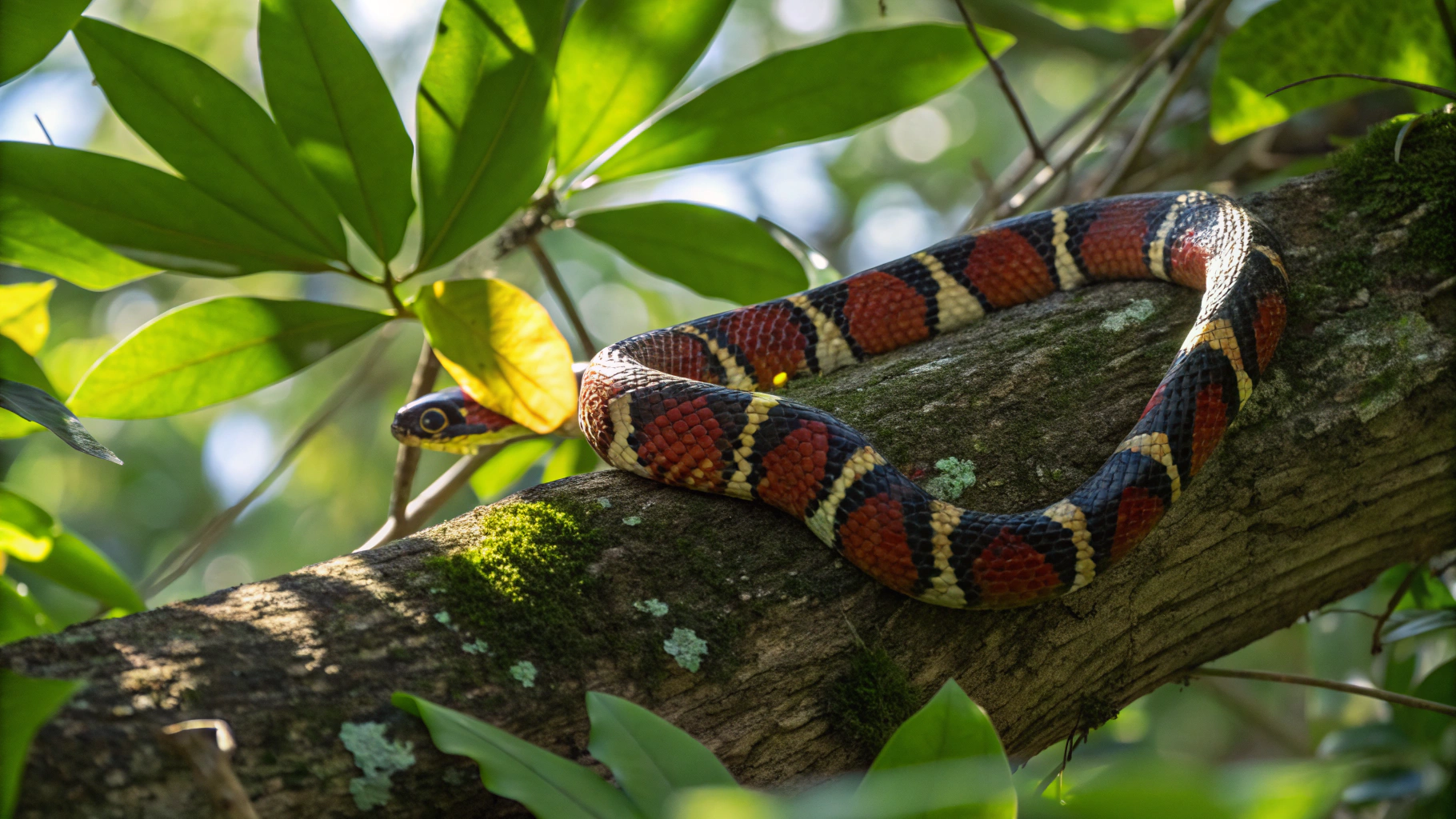 Collage of common snake species found in Indiana